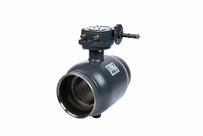 065N0171GR RJIP Premium Кран шаровой WW DN350 PN25 WG (приварной, с редуктором, С/П), Ридан