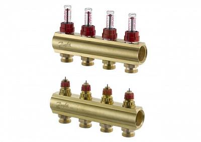 088U0524 Распределительный коллектор типа Danfoss FHF-4F
