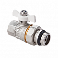 BV.521.05 Кран-американка с кольцом MVI 3/4" внутренняя-наружная, бабочка